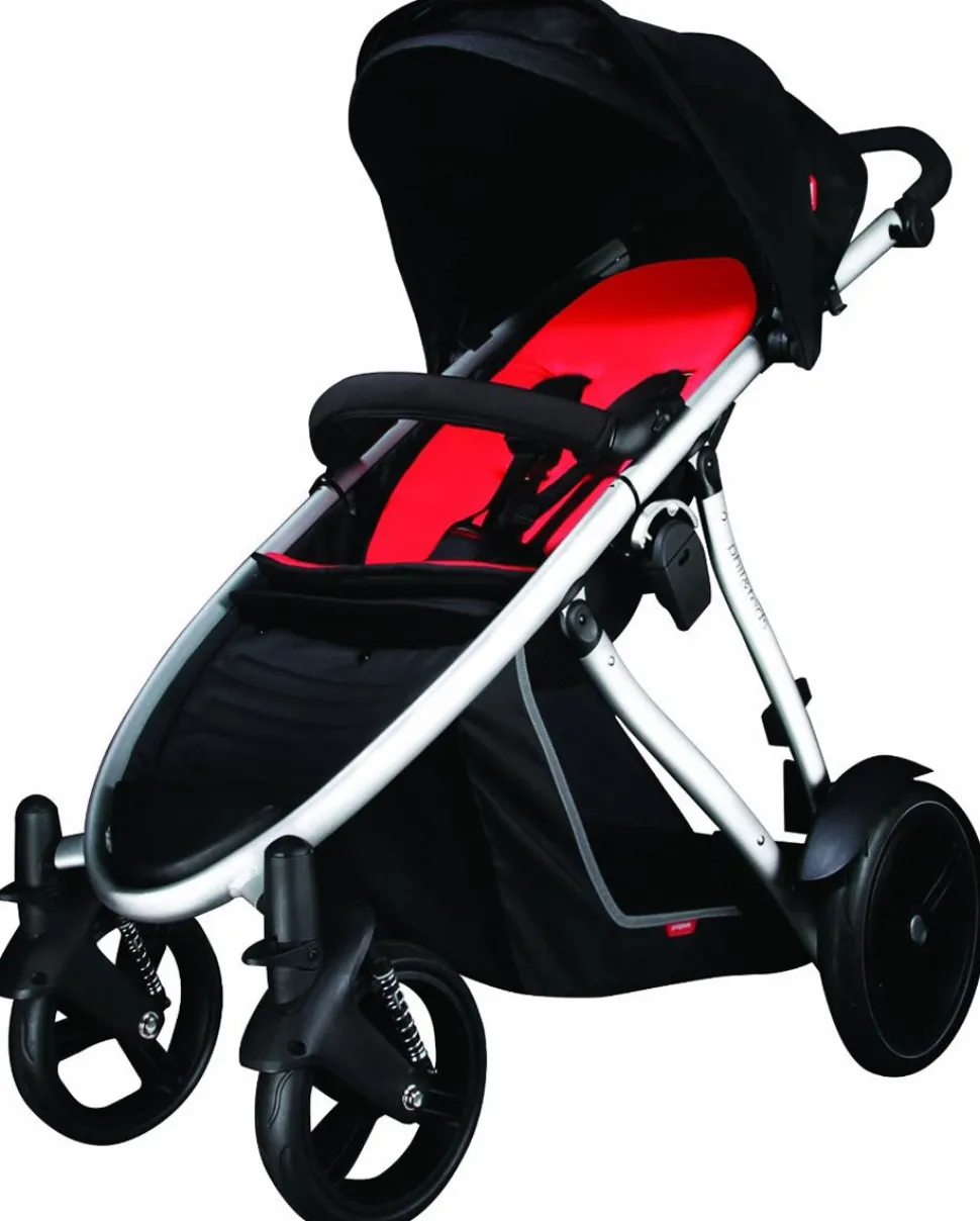 Phil & Ted Verve Buggy Single-to-Double Stroller - Red