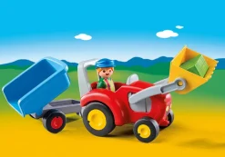Playmobil Tractor with Trailer