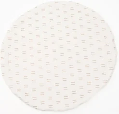 Poppyseed Play Extra Padded Round Play Mat - Neutral Lines