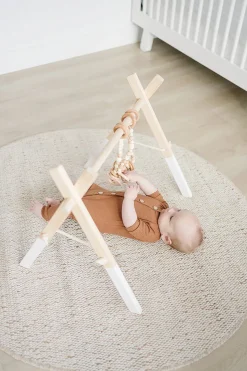 Poppyseed Play Wooden Baby Gym - Natural / Natural Wood Toys