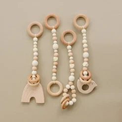 Poppyseed Play Wooden Baby Gym - Natural / Natural Wood Toys