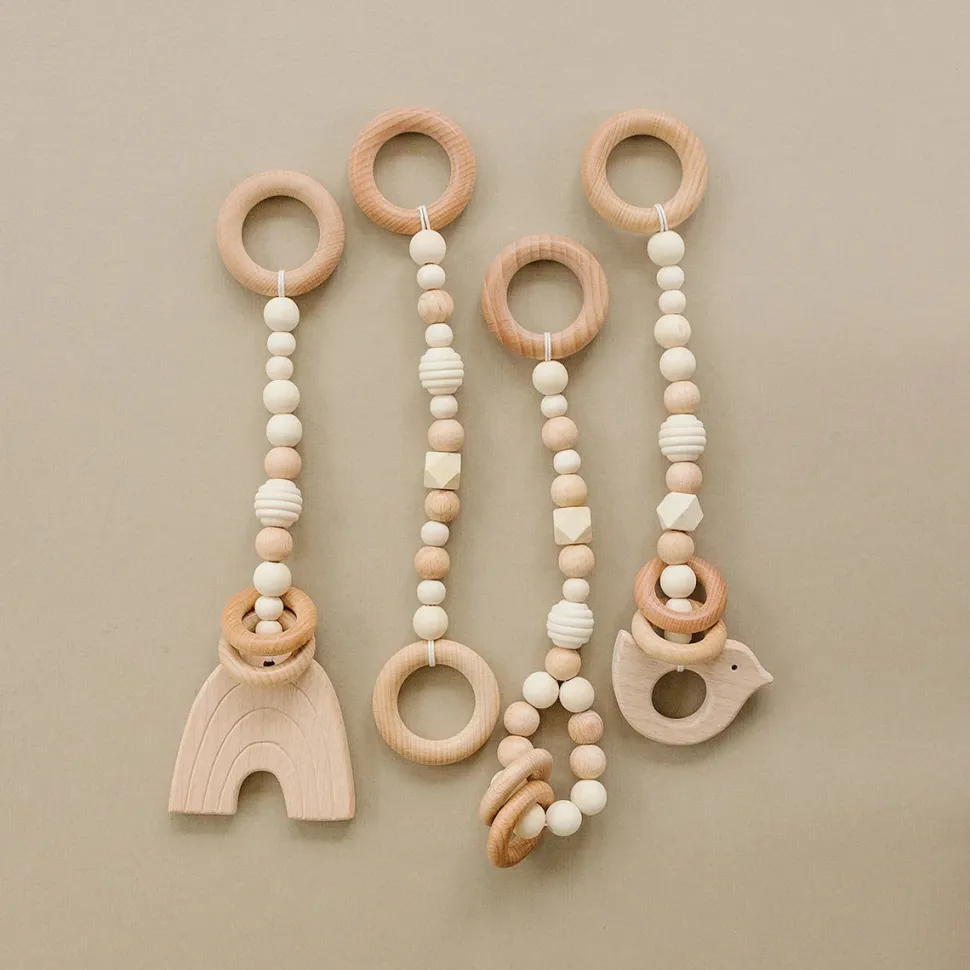 Poppyseed Play Wooden Baby Gym - Natural / Natural Wood Toys
