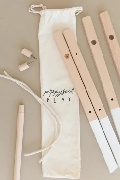 Poppyseed Play Wooden Baby Gym - Natural / Natural Wood Toys