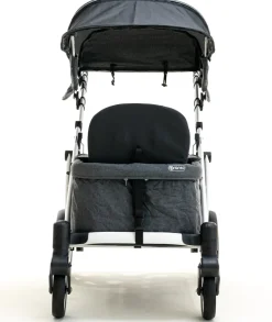 Pronto One (2 Seater) Stroller Wagon - White Frame / Ginger Yellow