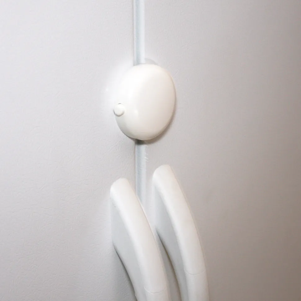 Qdos Adhesive Fridge/Freezer Lock - White