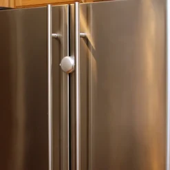 Qdos Adhesive Fridge/Freezer Lock - Chrome