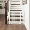 Qdos Auto-Close SafeGate with Extensions - White