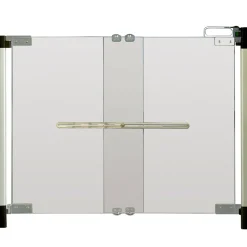 Qdos Crystal Hardware Mount Gate - Chrome