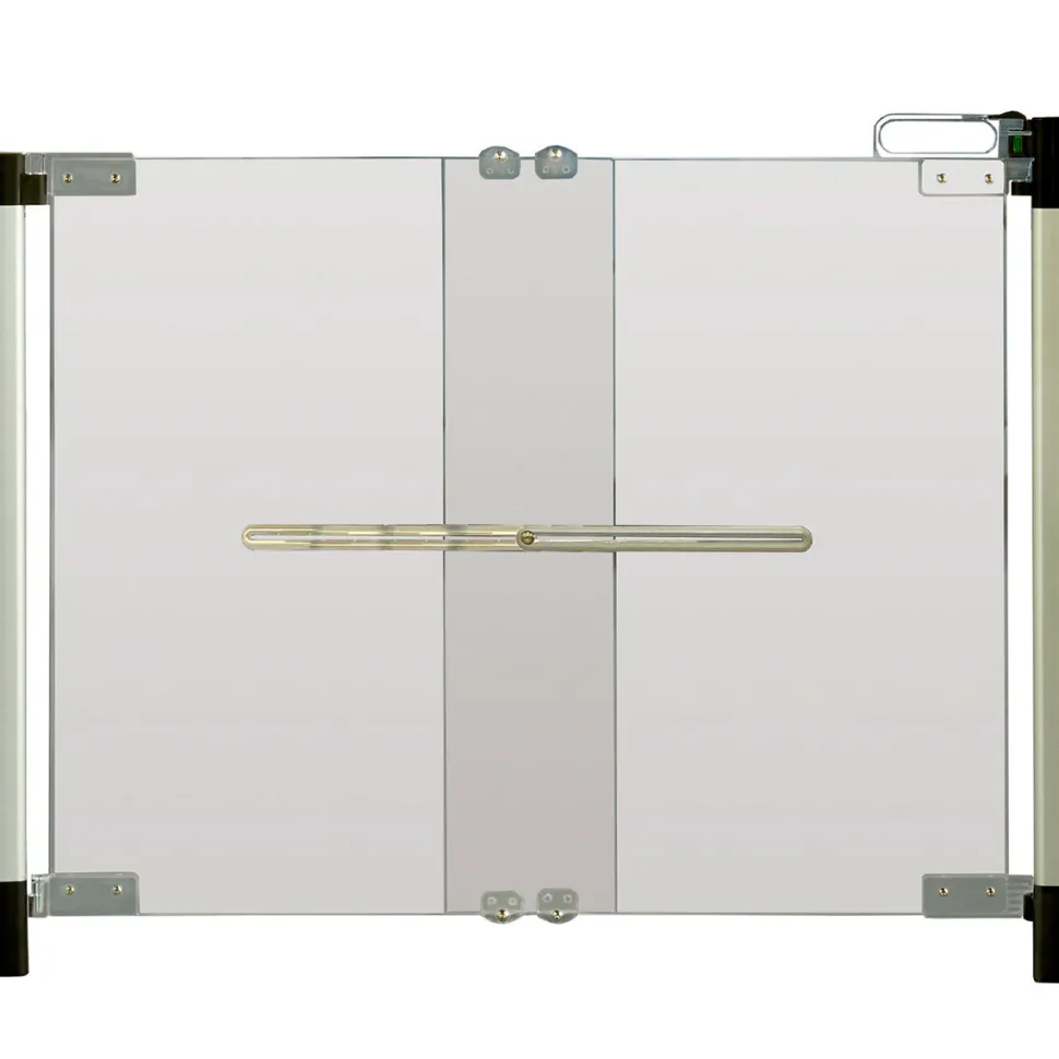 Qdos Crystal Hardware Mount Gate - Chrome