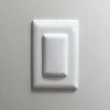 Qdos StayPut Double Outlet Plugs, 6 Pack - White