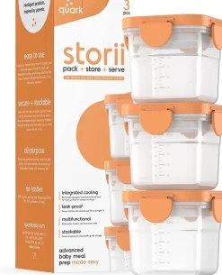 Quark Storii Cooling Food Storage Containers, 3 Pack