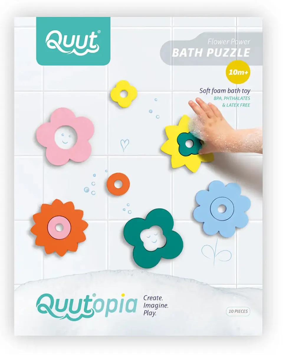Quut Bath Puzzle - Flower Power