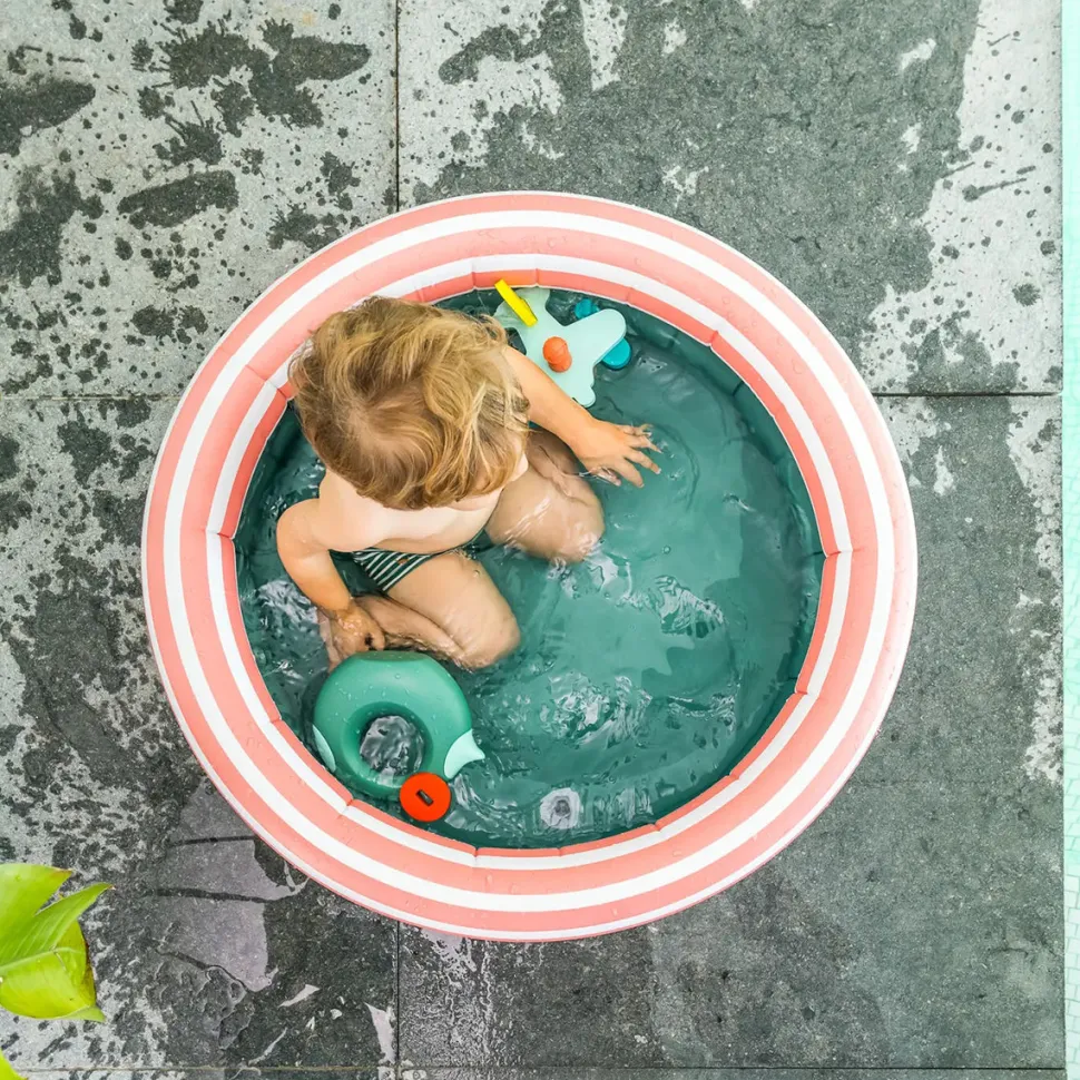 Quut Dippy Kids Small Inflatable Pool (32 inches) - Garden Green