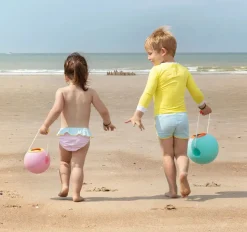 Quut Mini Ballo No Spill Bucket - Banana Blue