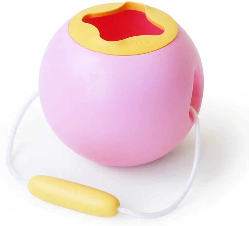 Quut Mini Ballo No Spill Bucket - Banana Pink