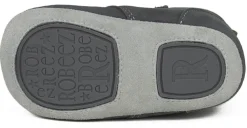 Robeez First Kicks Thiago - Charcoal, 6-9 months