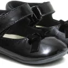 Robeez First Kicks Velvet Bow - Black, 9-12 months