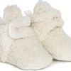 Robeez Snap Boots - Sherpa Ivory, 3-6 months