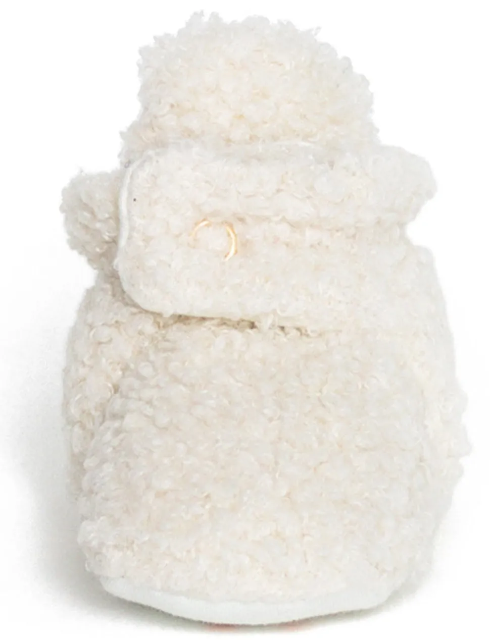 Robeez Snap Boots - Sherpa Ivory, 3-6 months