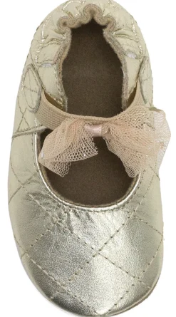 Robeez Soft Soles Winnie - Gold, 6-12 months