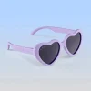 Roshambo Eyewear Polarized Baby Sunglasses - Heart - Lilac / Grey (0-2 years)
