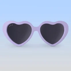 Roshambo Eyewear Polarized Baby Sunglasses - Heart - Lilac / Grey (0-2 years)