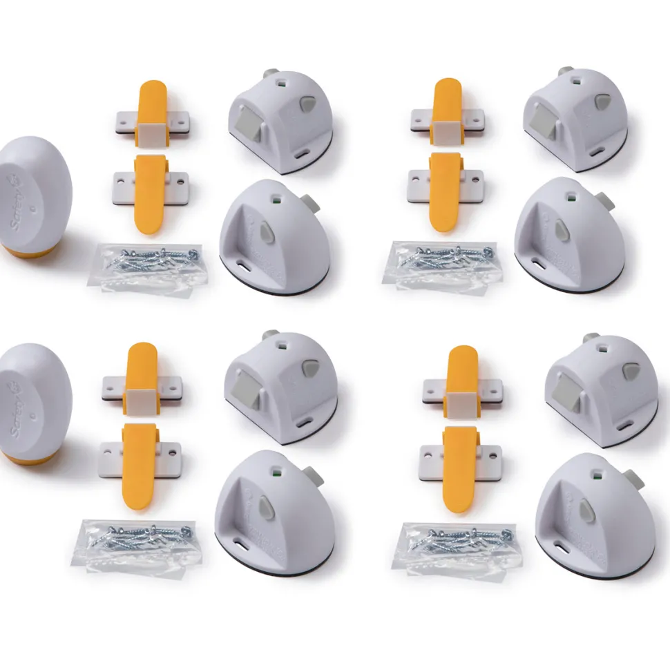 Safety 1st Adhesive Magnetic Lock System - 8 Locks and 2 Keys