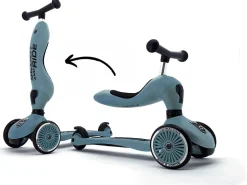 Scoot & Ride Highwaykick 1 Convertible Scooter - Steel
