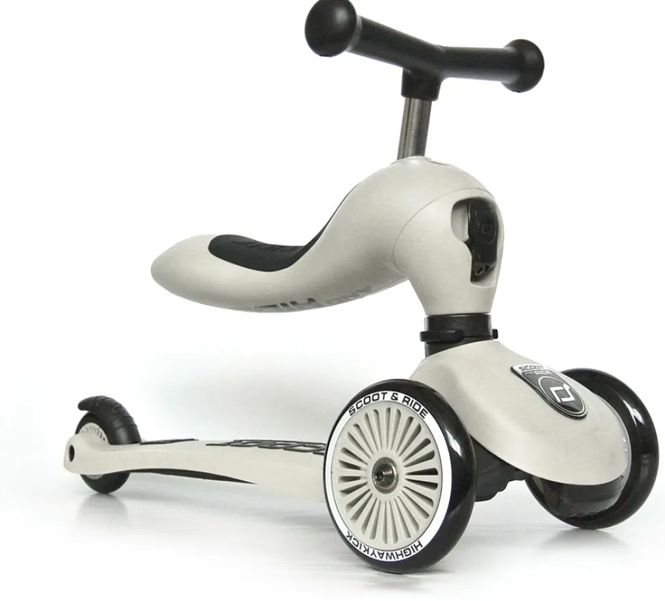 Scoot & Ride Highwaykick 1 Convertible Scooter - Ash