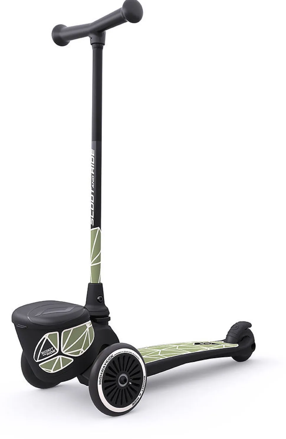 Scoot & Ride Highwaykick 2 Lifestyle Scooter - Green Lines