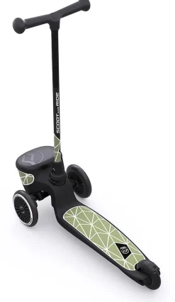 Scoot & Ride Highwaykick 2 Lifestyle Scooter - Green Lines