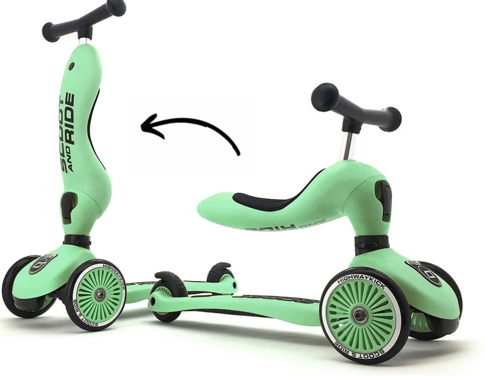 Scoot & Ride HighwayKick 1 Convertible Scooter - Kiwi