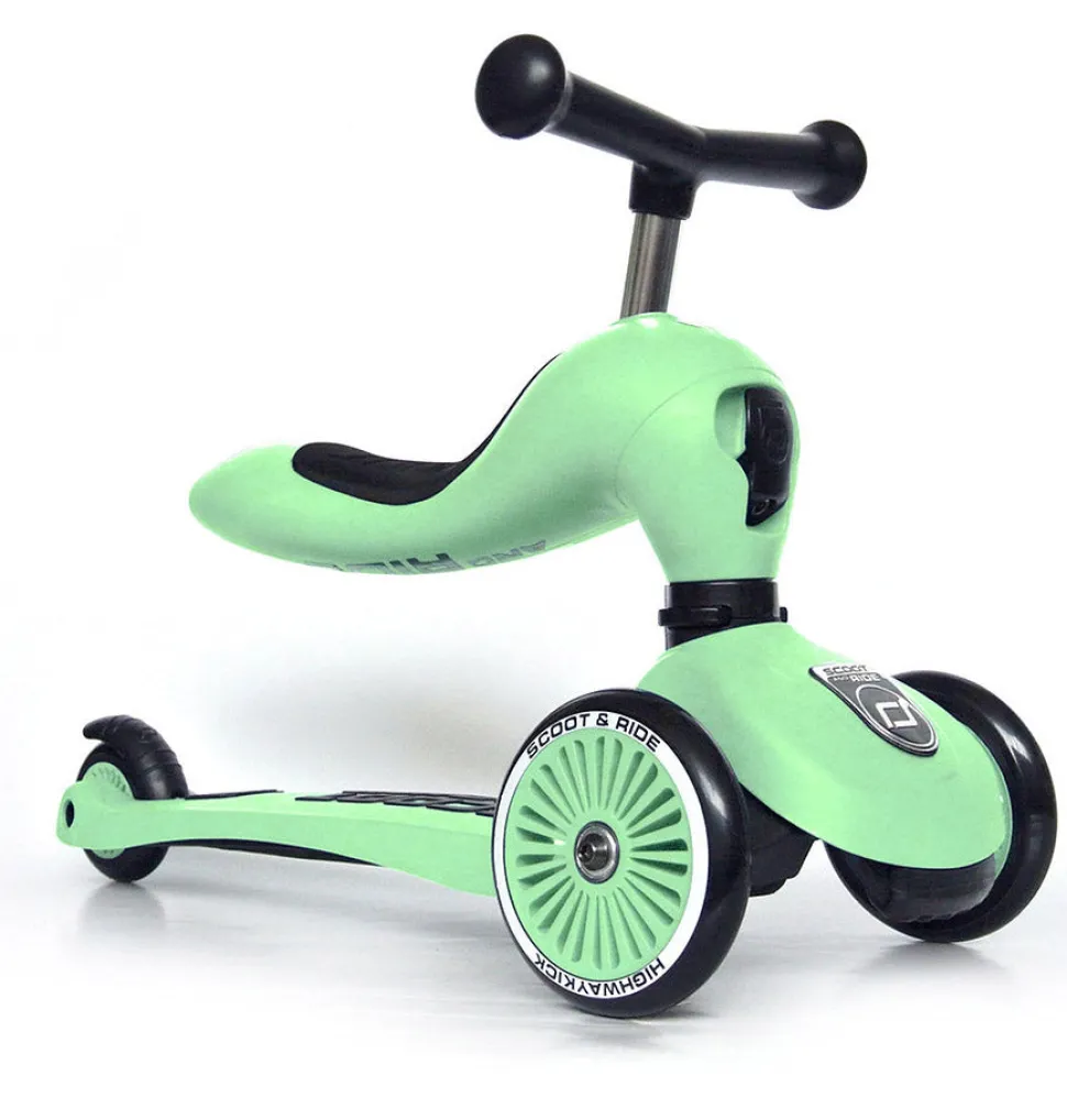 Scoot & Ride HighwayKick 1 Convertible Scooter - Kiwi