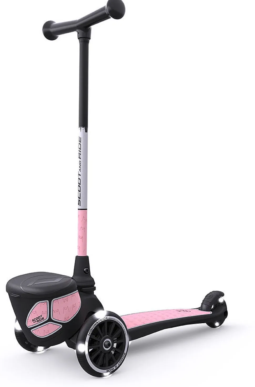 Scoot & Ride Highwaykick 2 Lifestyle Scooter - Reflective Rose
