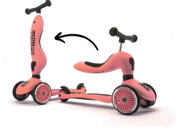 Scoot & Ride Highwaykick 1 Convertible Scooter - Peach
