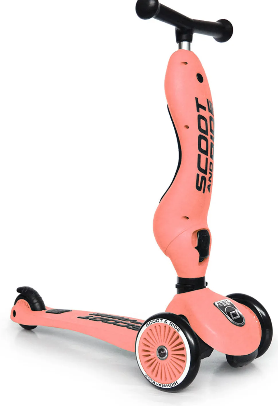 Scoot & Ride Highwaykick 1 Convertible Scooter - Peach