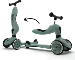 Scoot & Ride Highwaykick 1 Convertible Scooter - Forest