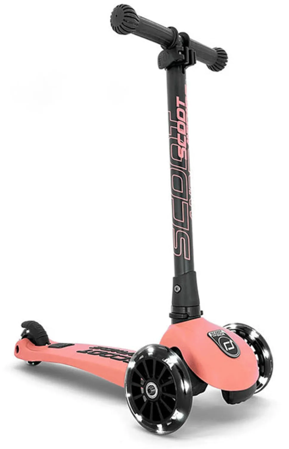 Scoot & Ride HighwayKick3 LED Scooter - Peach
