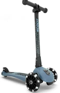 Scoot & Ride HighwayKick3 LED Scooter - Steel