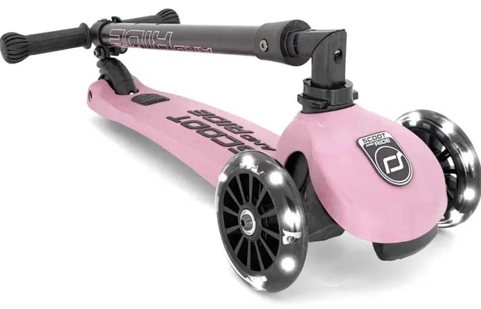 Scoot & Ride HighwayKick3 LED Scooter - Rose