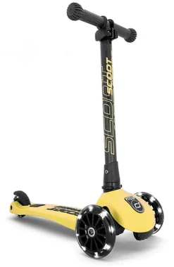 Scoot & Ride HighwayKick3 LED Scooter - Lemon