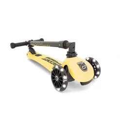 Scoot & Ride HighwayKick3 LED Scooter - Lemon