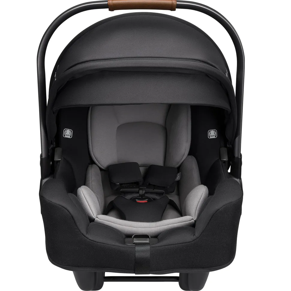 Silver Cross Clic Compact Stroller + Nuna PIPA RX Travel System Bundle - Conifer / Caviar