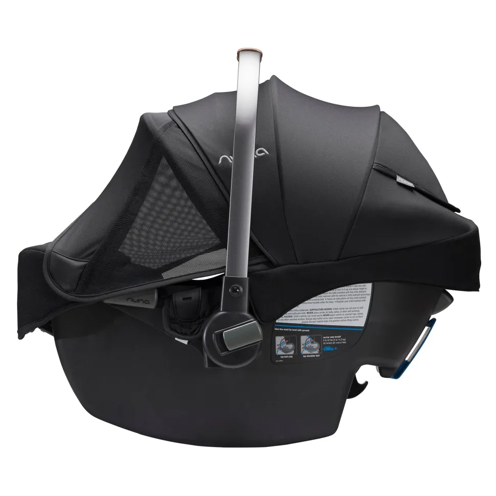 Silver Cross Clic Compact Stroller + Nuna PIPA RX Travel System Bundle - Conifer / Caviar