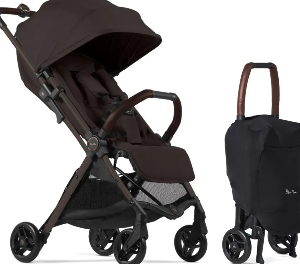 Silver Cross Jet 5 Ultra Compact Stroller - Ganache