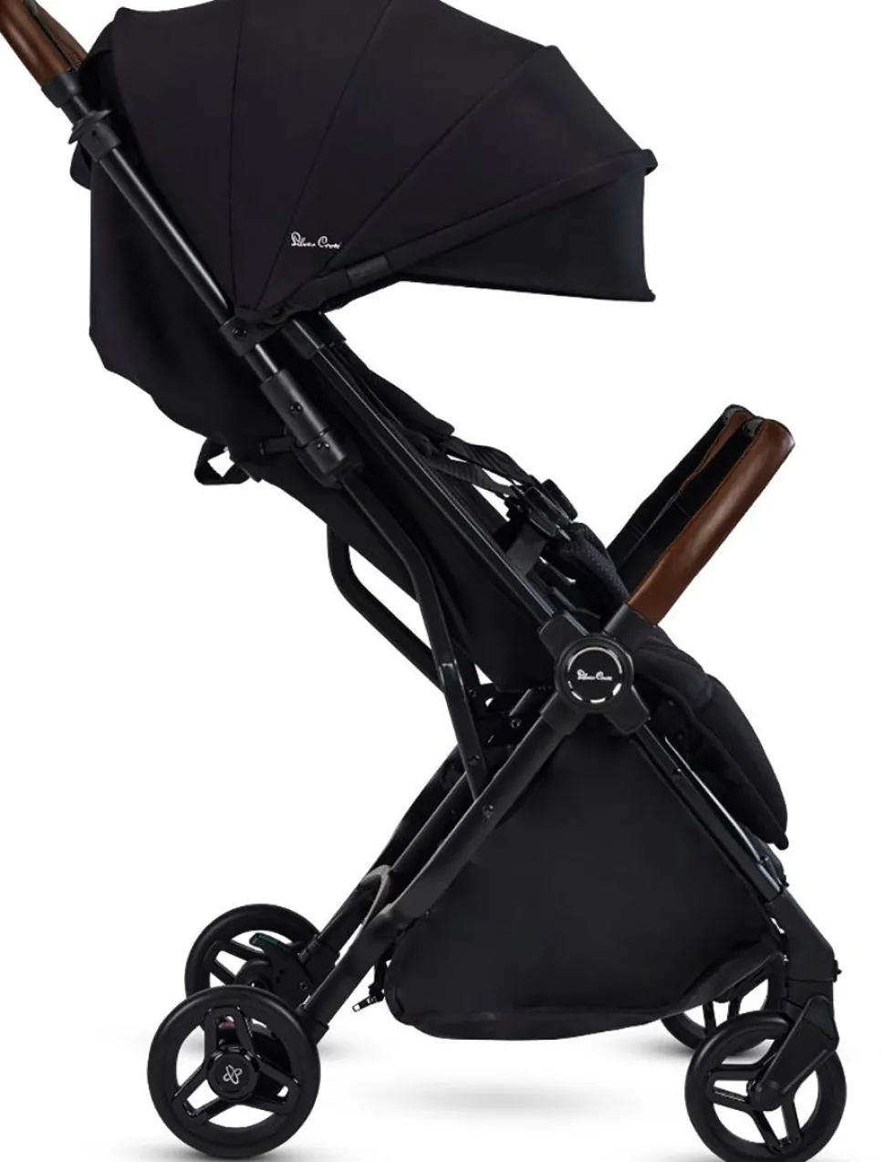 Silver Cross Jet Lightweight Double Stroller + Travel Bag Bundle - Black