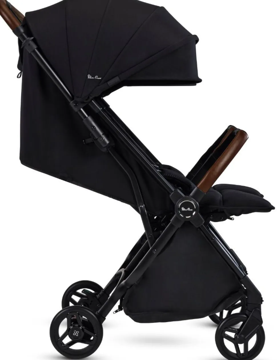 Silver Cross Jet Lightweight Double Stroller + Travel Bag Bundle - Black