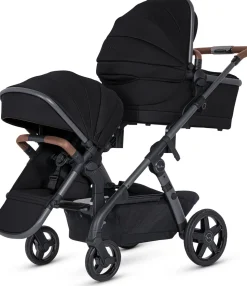 Silver Cross Wave 3 Complete Single-to-Double Stroller - Licorice
