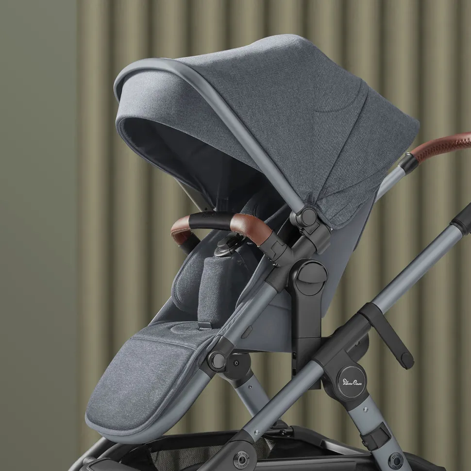 Silver Cross Wave Single-to-Double Stroller - Lunar