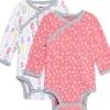 Skip Hop ABC-123 Long Sleeve Bodysuit Set, 2-Pack - Pink (6 Months)